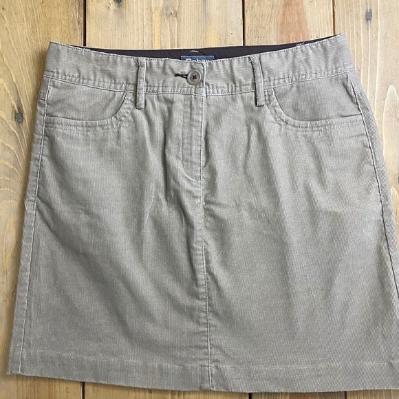 Rohan Ridgeway Cord Skirt Corduroy Tan UK‎ Brand - Picture 1 of 7